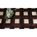 Surprising Combination Indonesia Rosewood Mixed Imported Marble Parquet Flooring